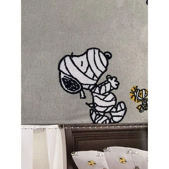 Peanuts Snoopy Halloween TWIN Sheet Set Pumpkin Cactus Cowboy Pumpkin NEW - Picture 13 of 16